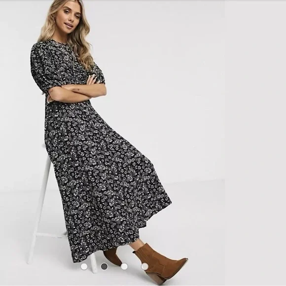 knee length dresses for ladies Jessie Dress in Bloom Gingham – Ivy City Co main image 0